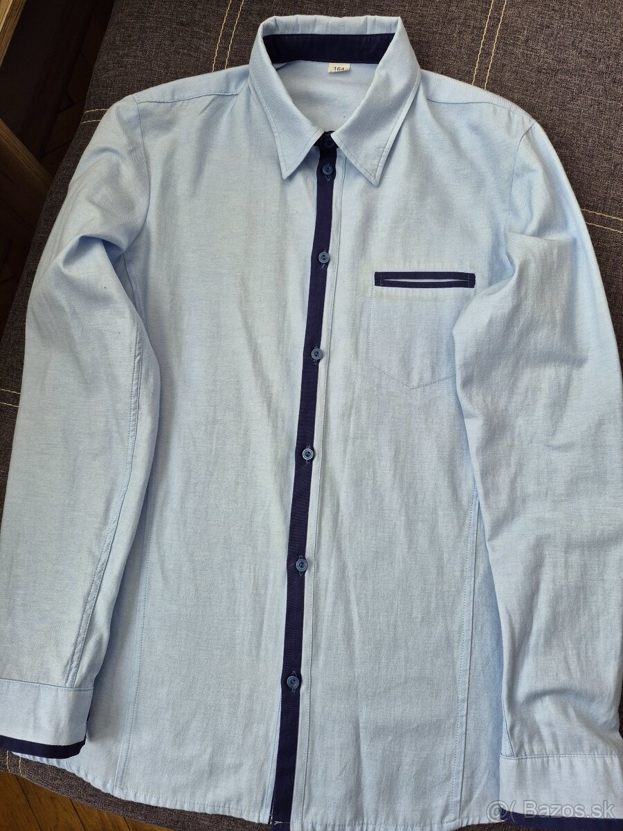 Chlapčenská košeľa veľkosť 164 - 3