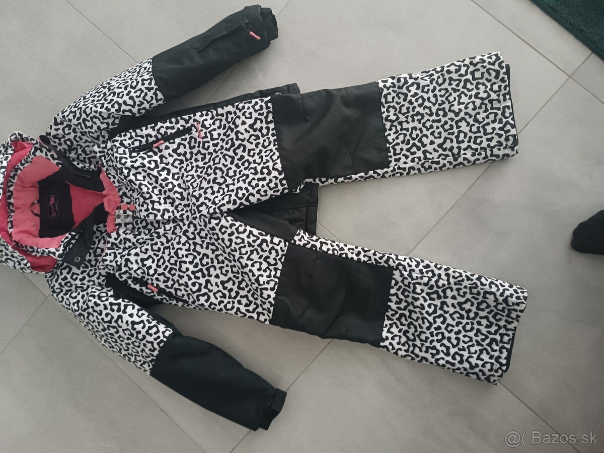 Zimný komplet bunda, otplovacky, čiapka rukavice - 3