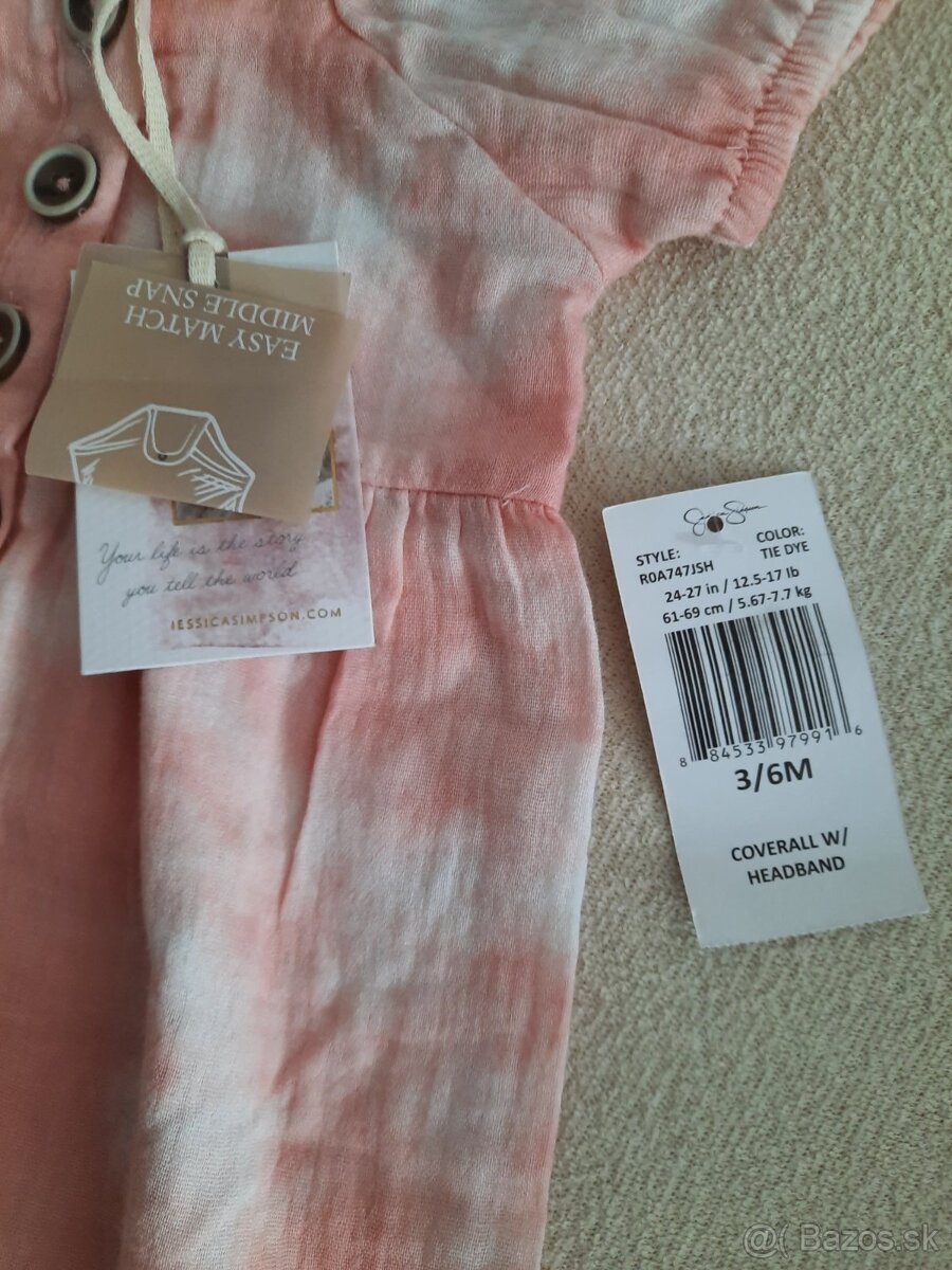 Muselinovy overal 62/68 - 3