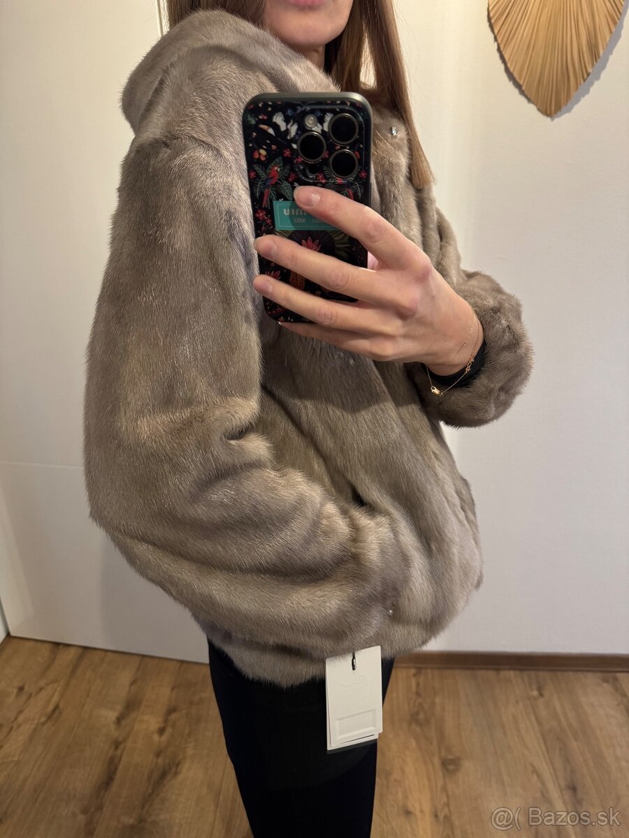 Predam krasny novy norkovy kozuch - 3