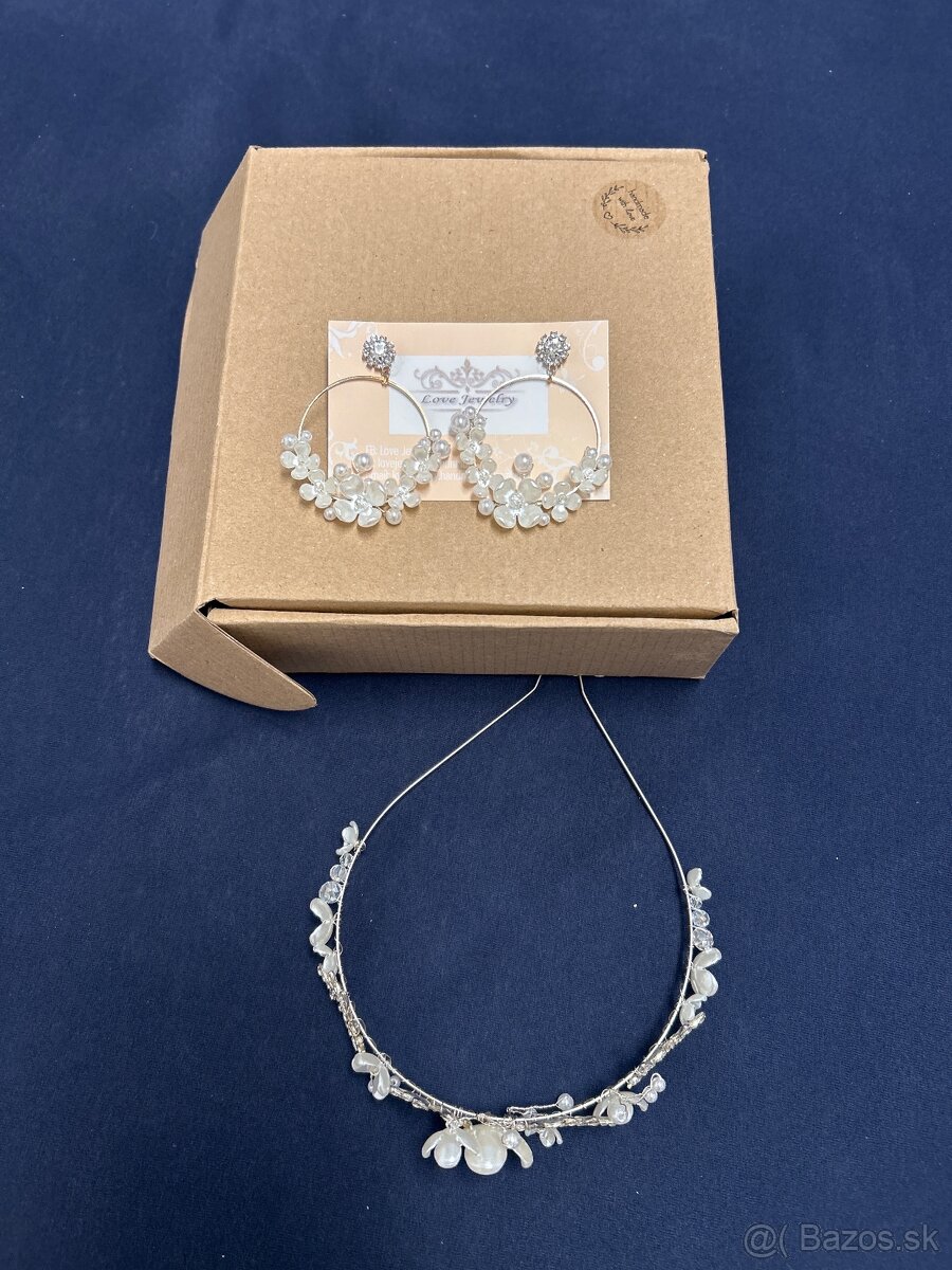 Set náušničiek a čelenky - 3