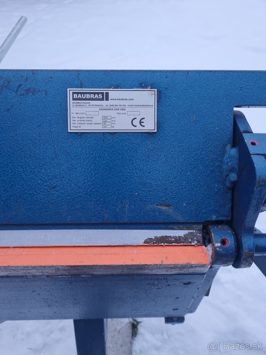 Ohýbačka na plech - 3