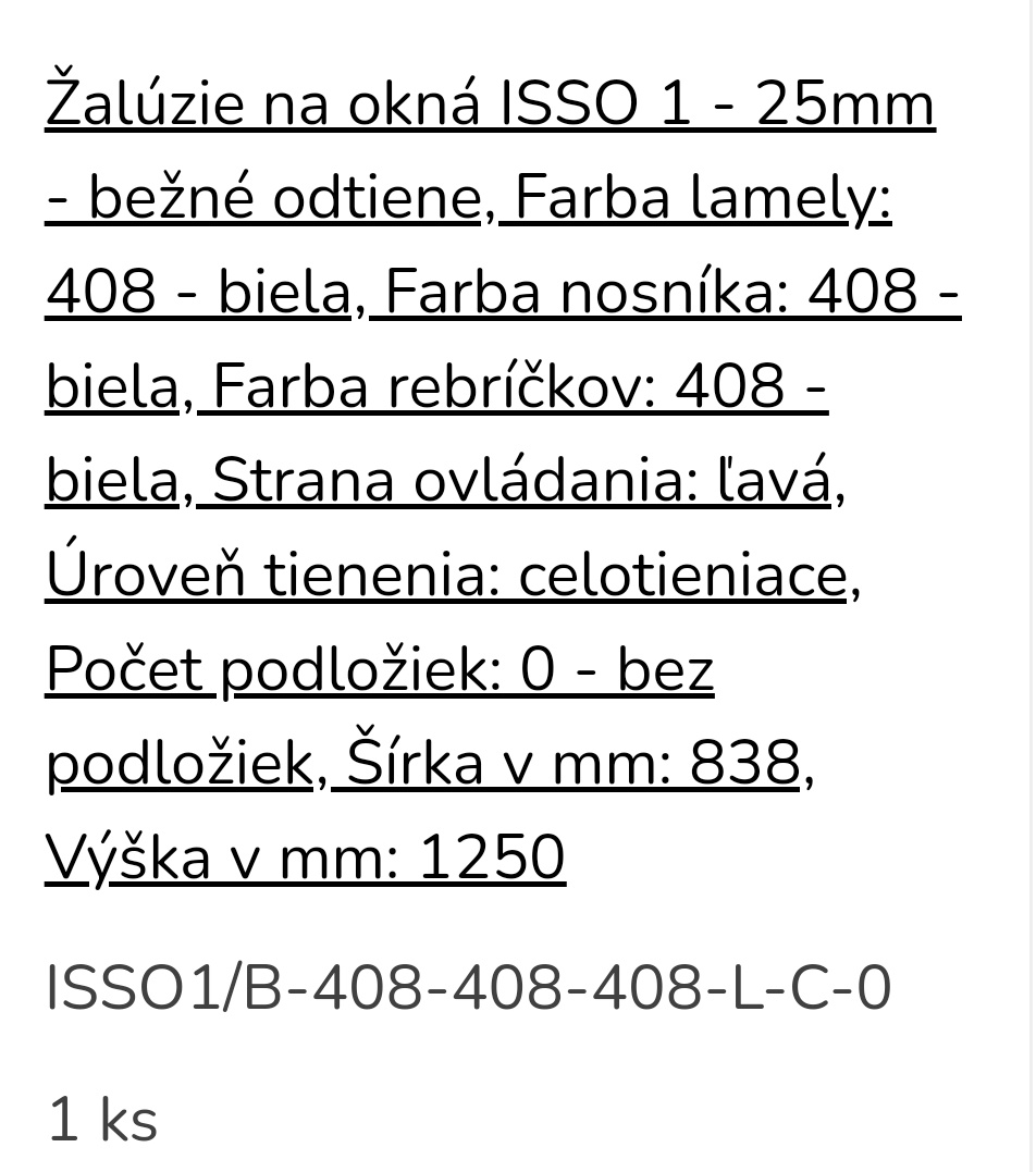 Predám novú celotieniacu žalúziu - 3