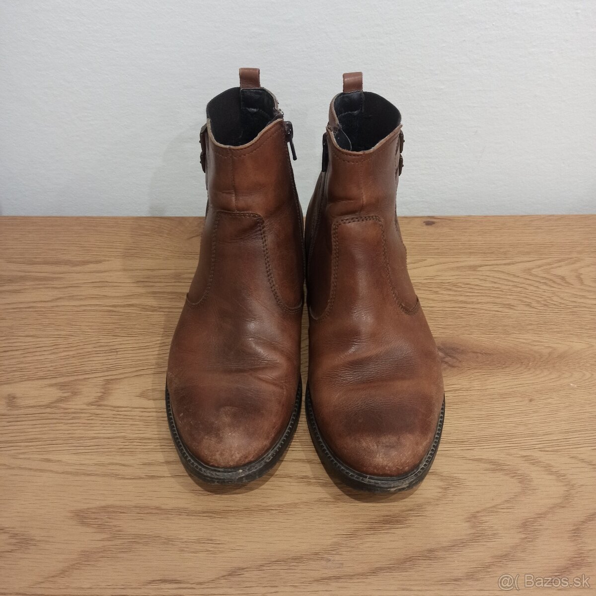 Kožené kotníkové čižmy - 3