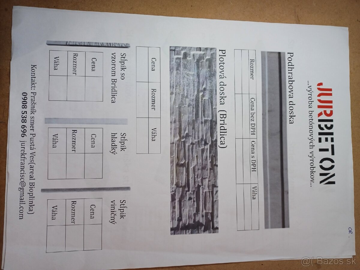 Predaj betónových výrobkov - 3