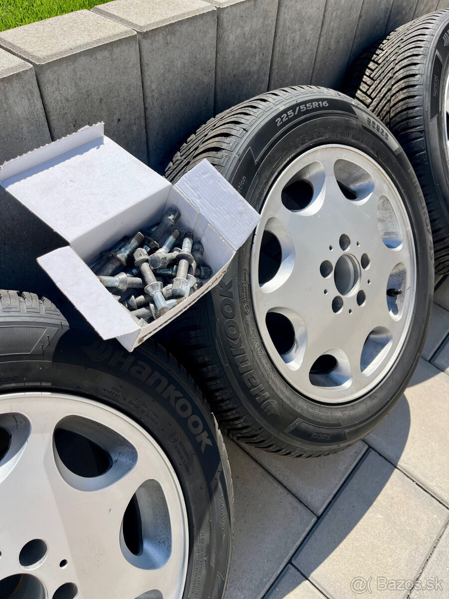 MERCEDES BENZ DISKY 16, HANKOOK KINERGY 225/55R16 Pneumatiky - 3