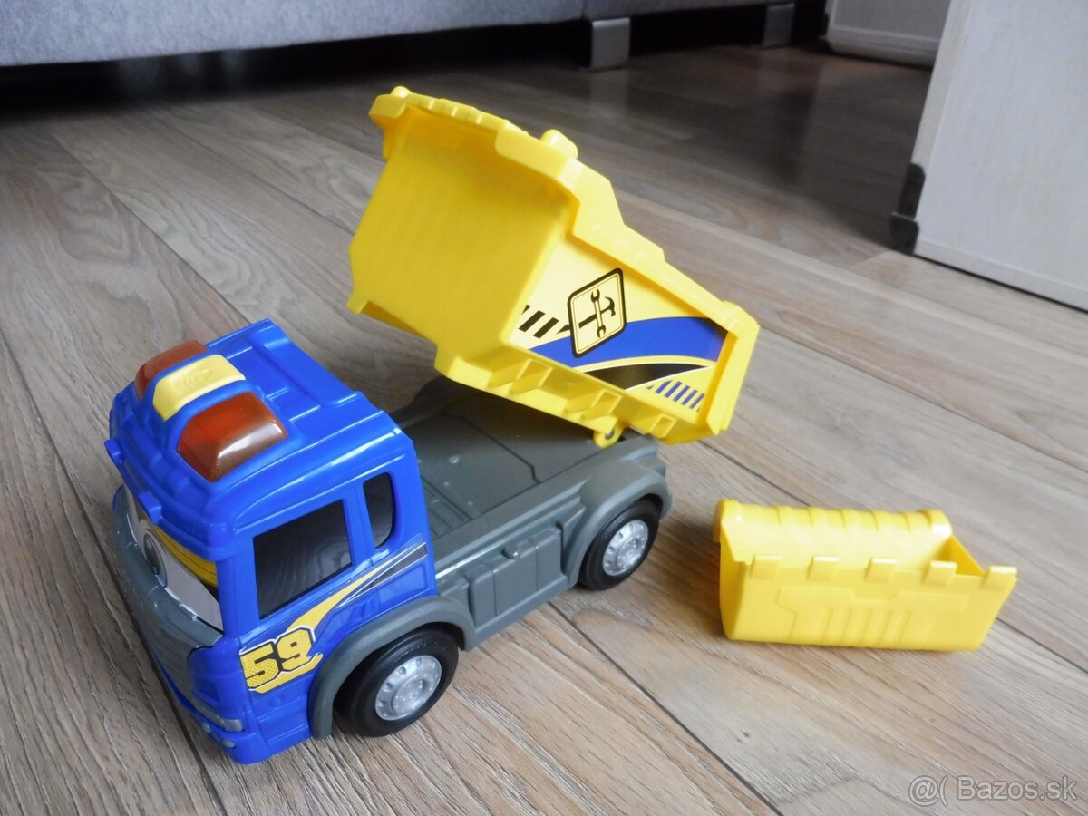 Autíčko Dickie - vyklápačka + zametacie autíčko zdarma - 3