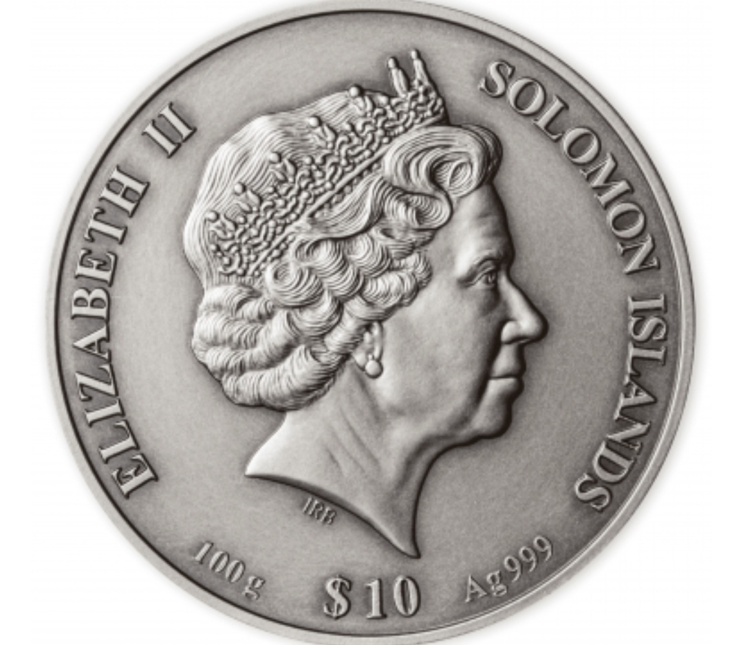 PANTHEON 4-vrstvová strieborná minca 100g Šalamúnove ostrovy - 3