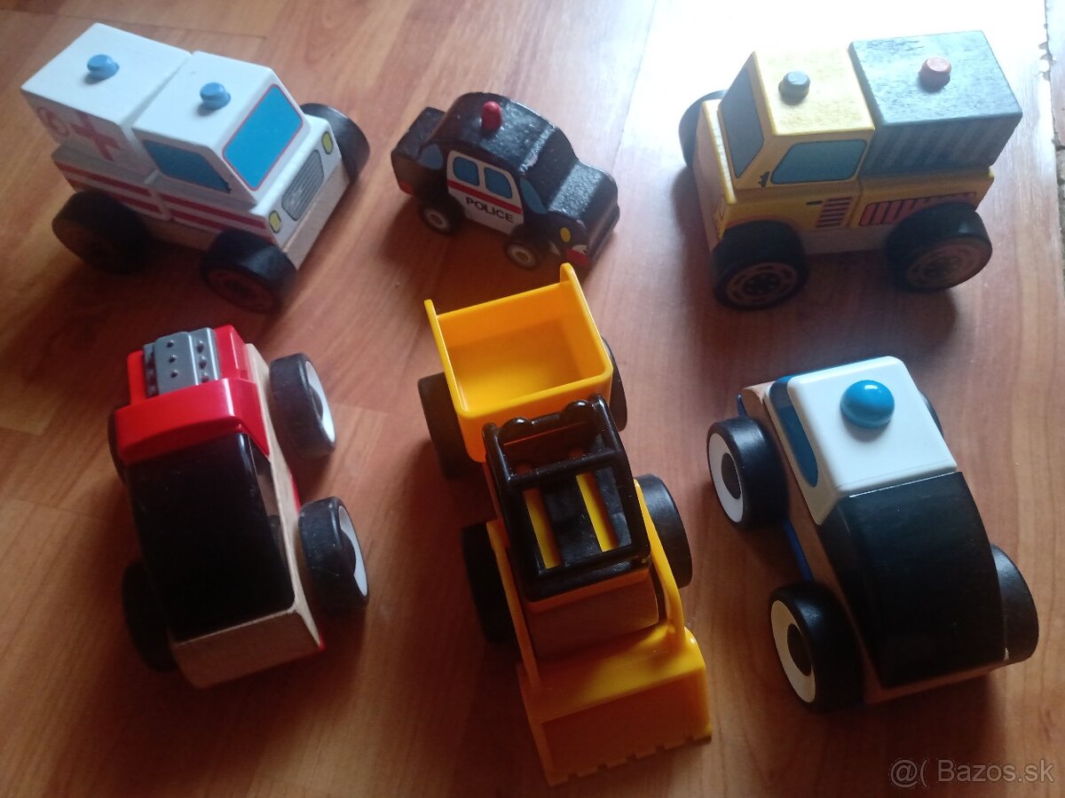 Autíčka drevené - 3