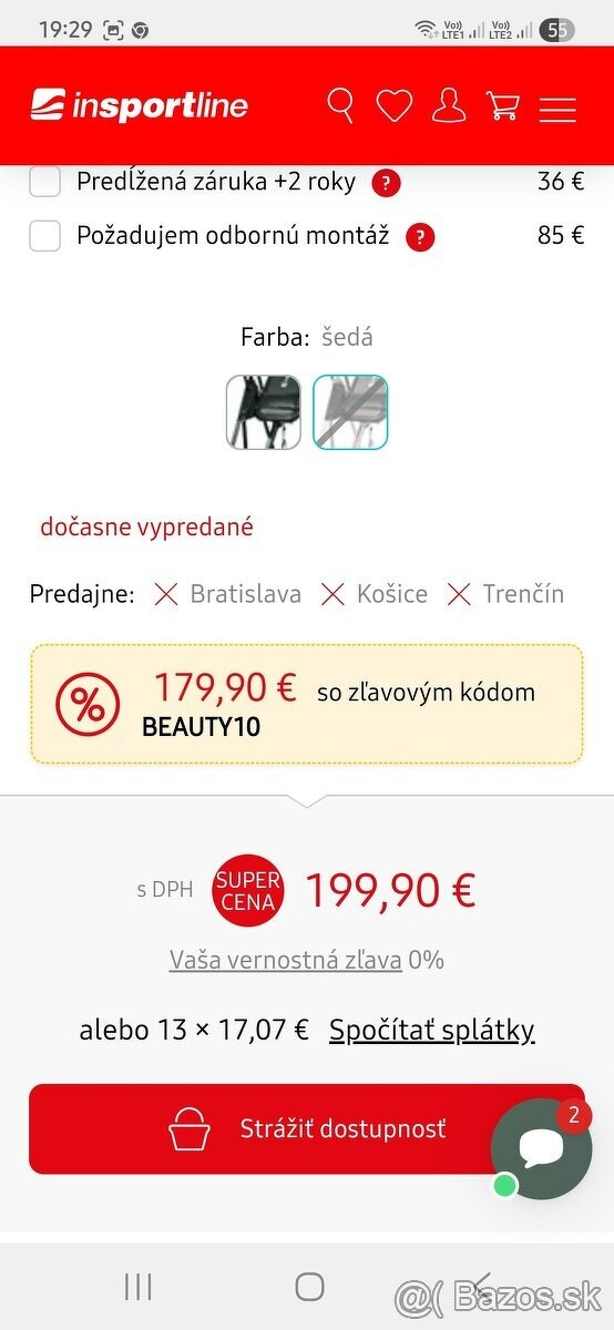 Predám autotrakčné lehátko/inverznú lavicu - 3