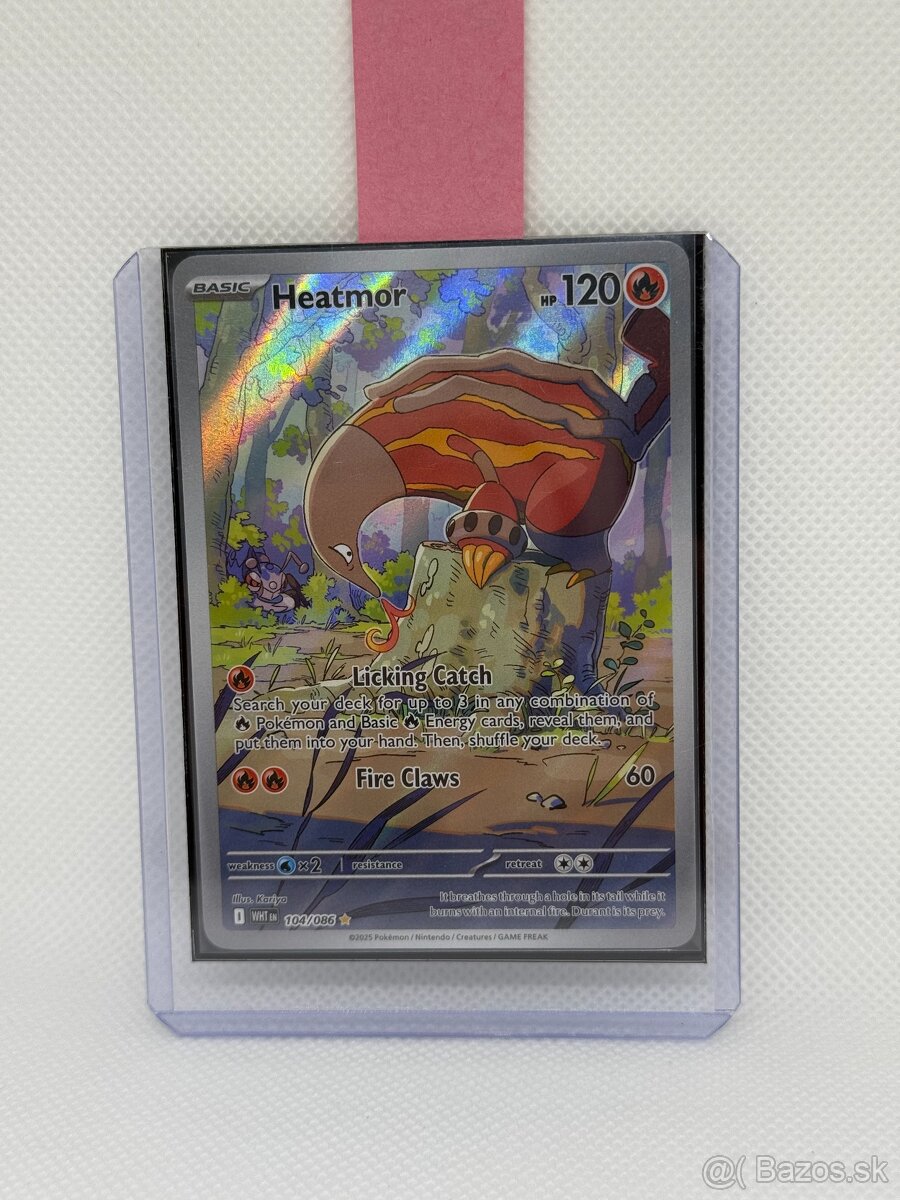 Pokémon karta Heatmor 104/086 – NM – ORIGINÁL - 3