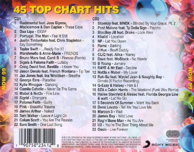 Now That's What I Call Music 99 (9 x 2CD) / NOVÉ - 3