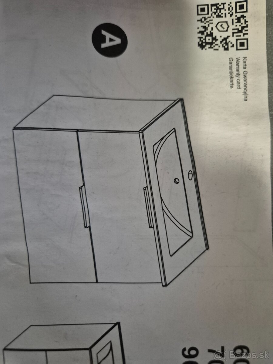 Kúpeľňová skrinka+umývadlo - 3