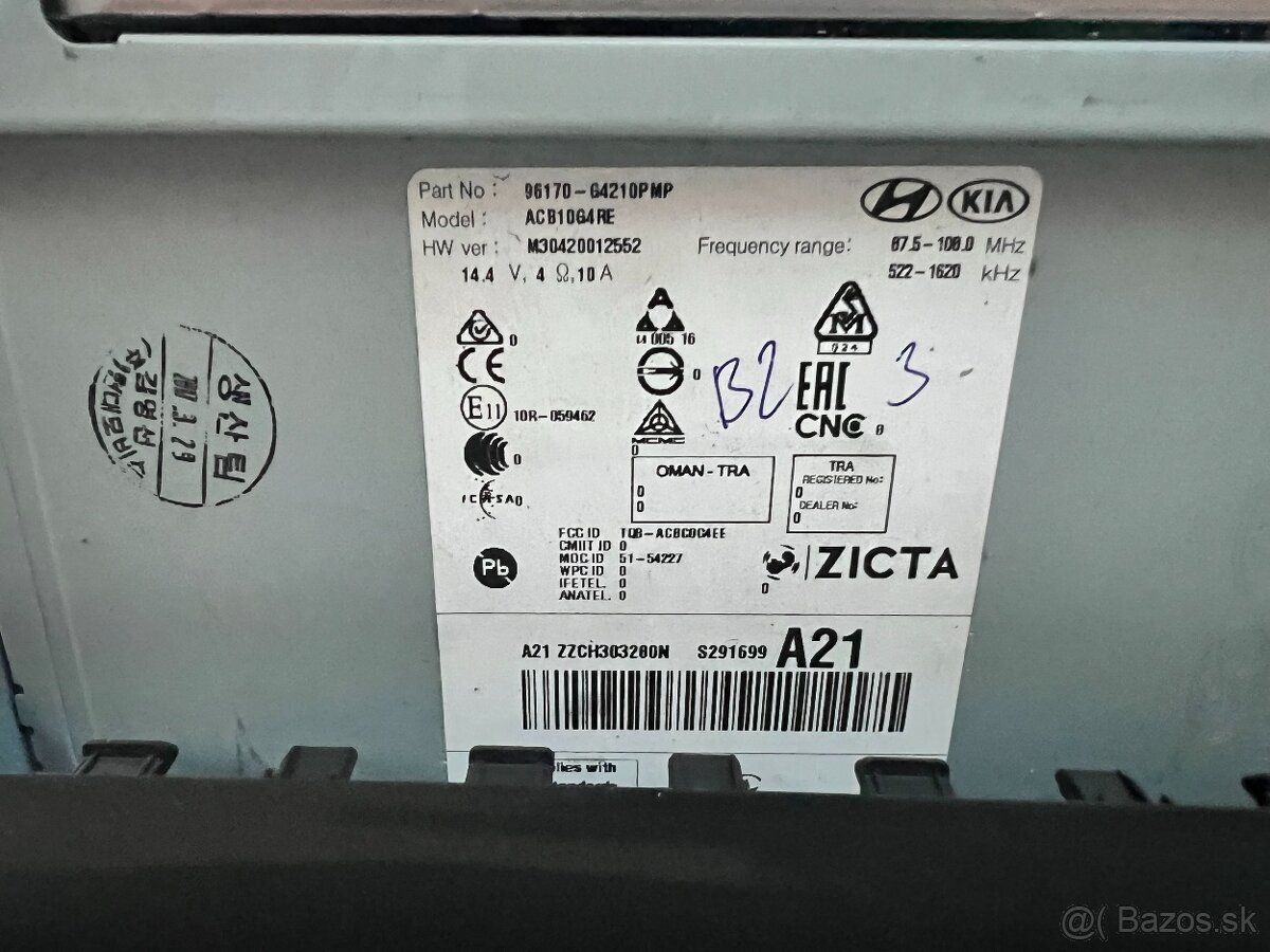 AUTORADIO Hyundai i30 2017- - 3