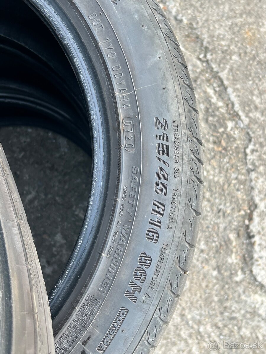 Letné 215/45R16 Kumho - 4ks - 3