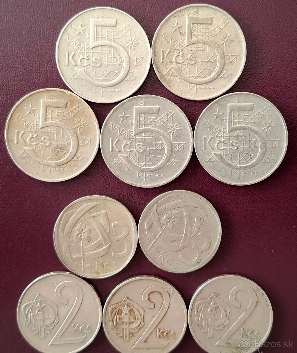 Československé mince,haliere . - 3