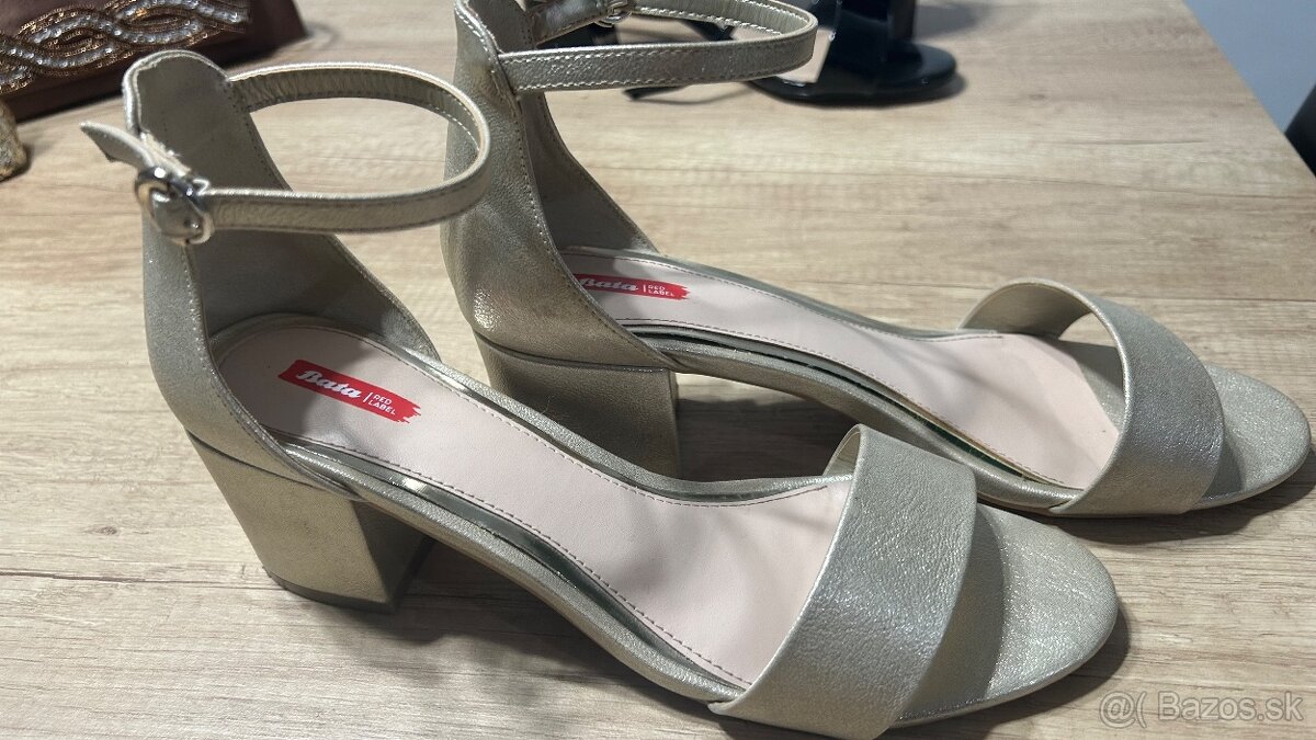 Spoločenské sandálky + večerná kabelka - 3