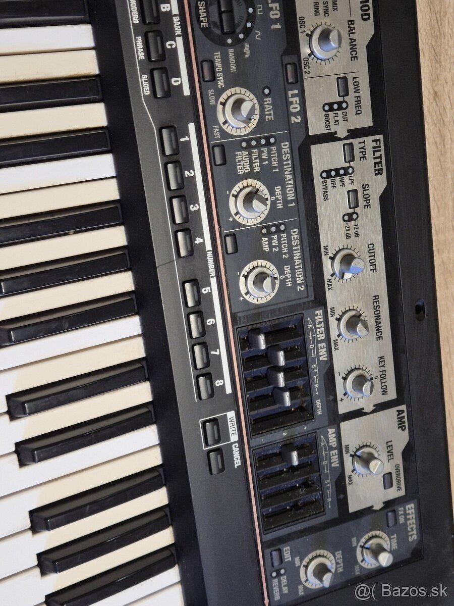 Predám klávesy Roland SH-201 - 3