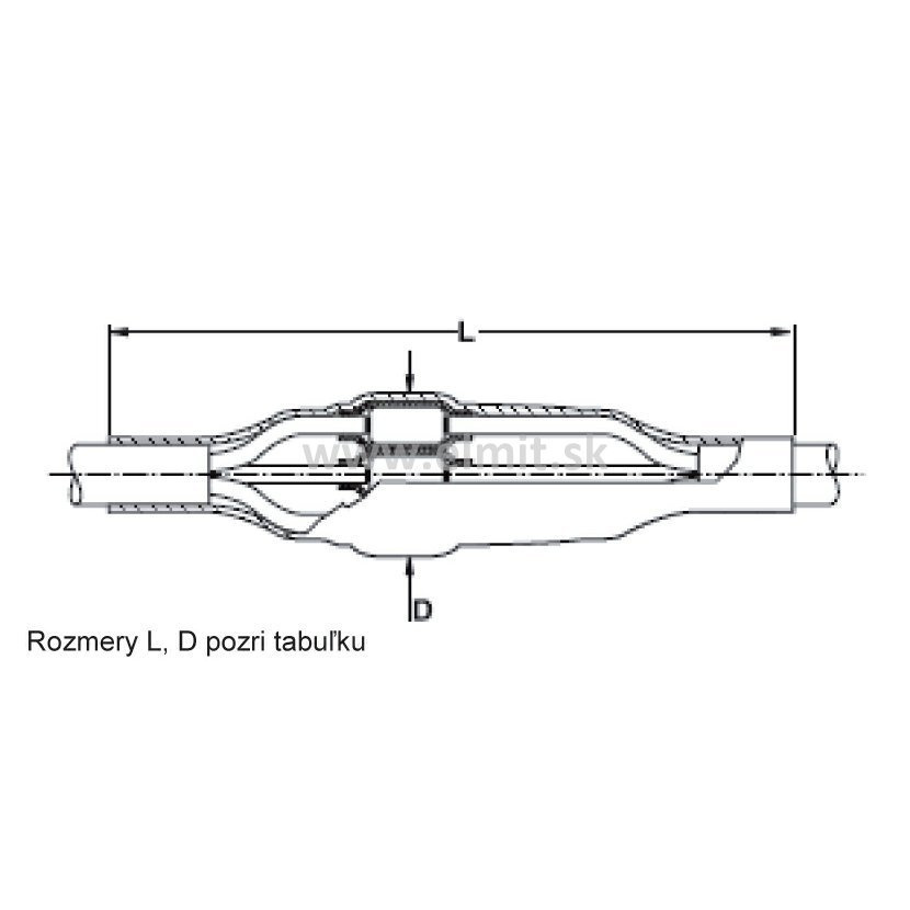 Káblová spojka - SVCZ M16 4x4-16 M - skrutkové spojovače - 3