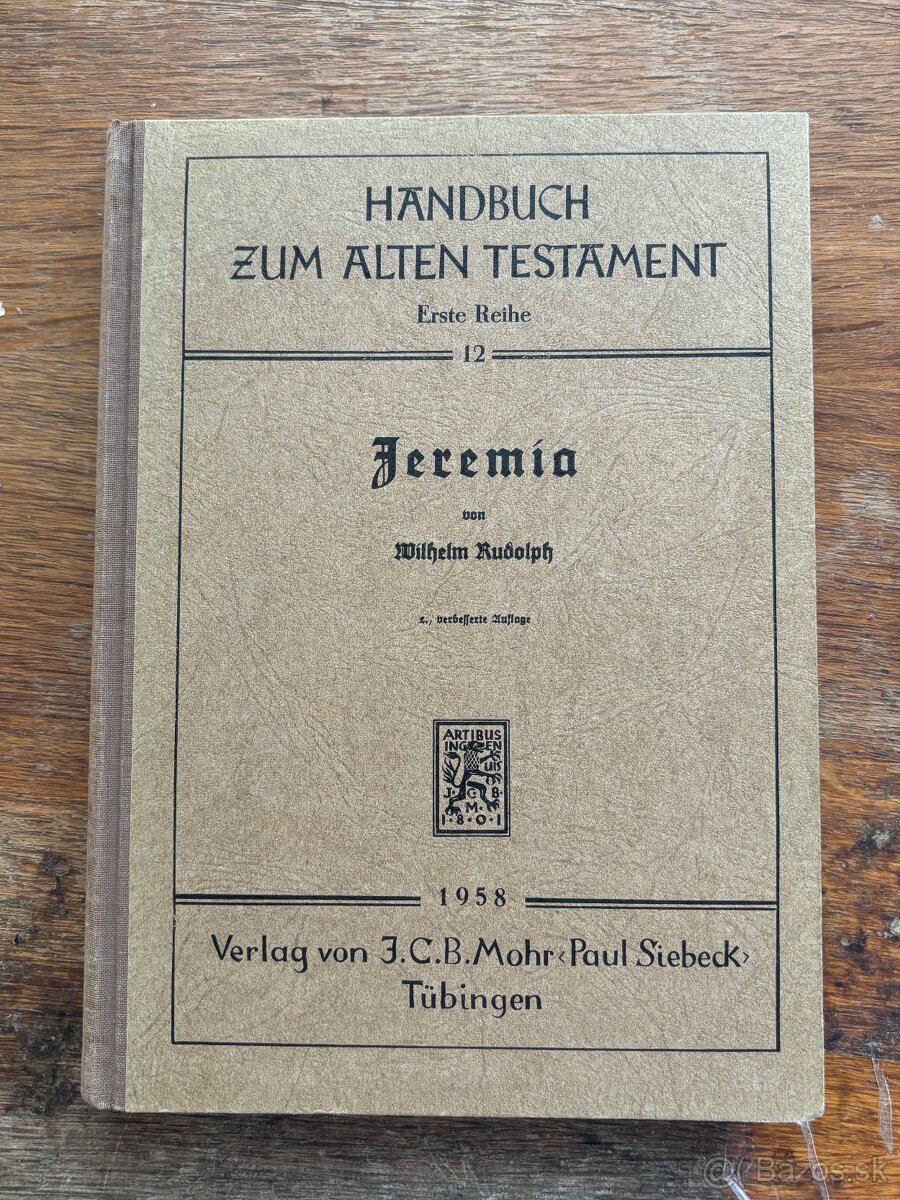 Handbuch zum Alten Testament - 3