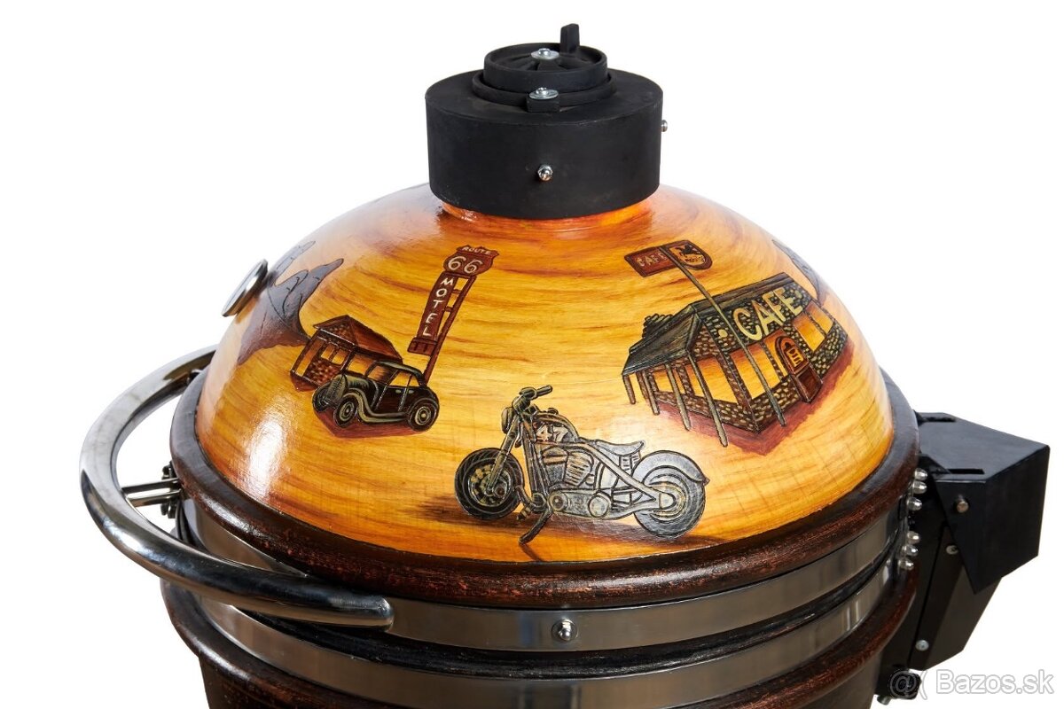 NOVÝ - Keramický grill Mr. Egg - Route 66 - 18" a 20" - 3