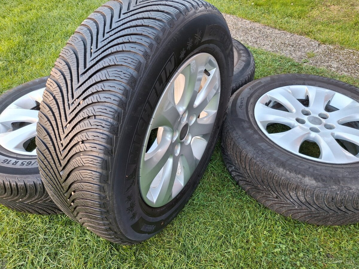 16" ALU disky 5x105 Opel Mokka +zimne 215/65 r16 7mm... - 3