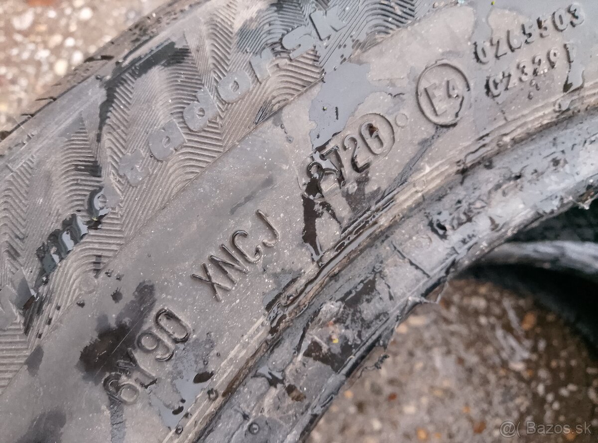 Predám 2ks Zimné pneumatiky 185/60 R15 M+S DOT 2020 - 3
