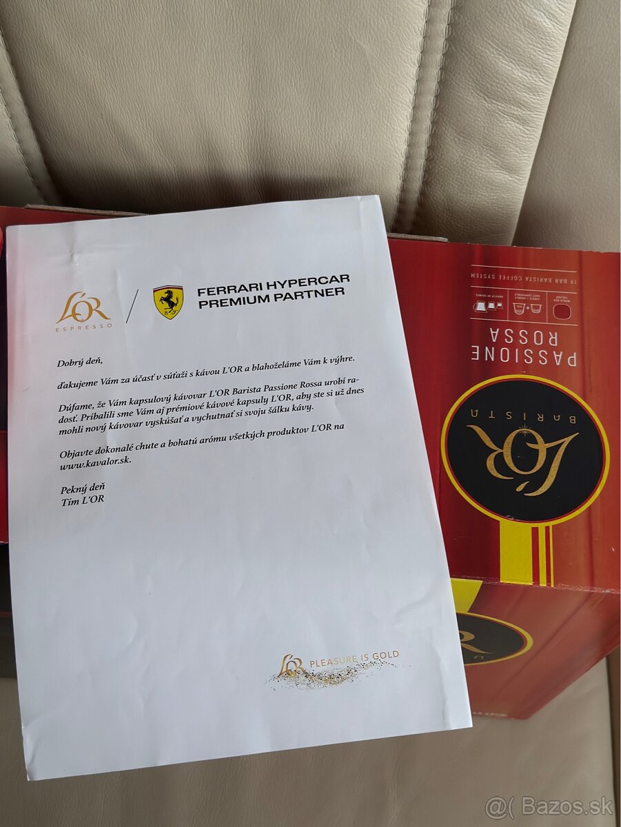 Kávovar L’OR Barista Sublime Rossa - 3