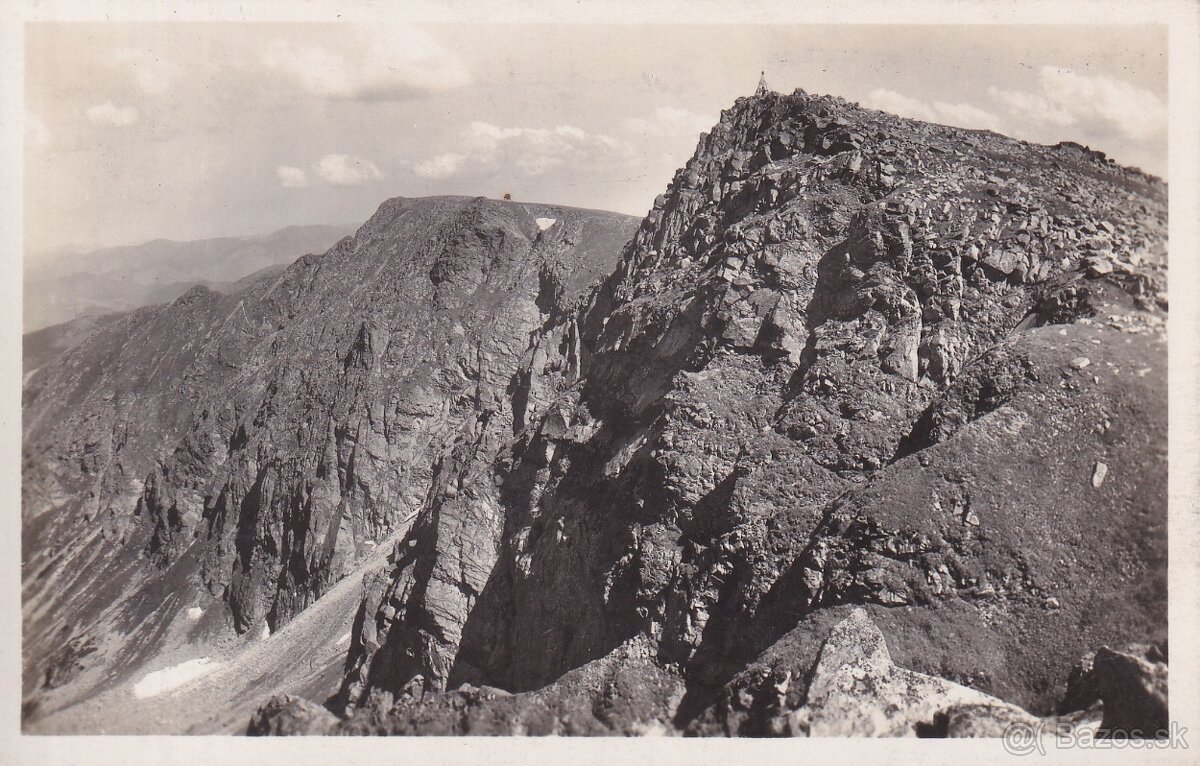 Staré pohľadnice Nízke Tatry, Ďumbier, Chata Trangoška - 3