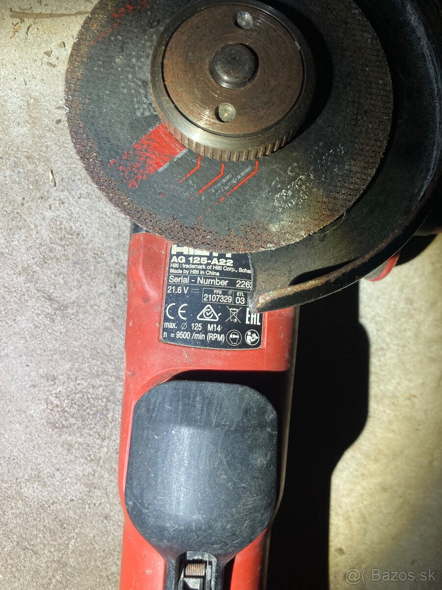Hilti ag 125 a22 - 3