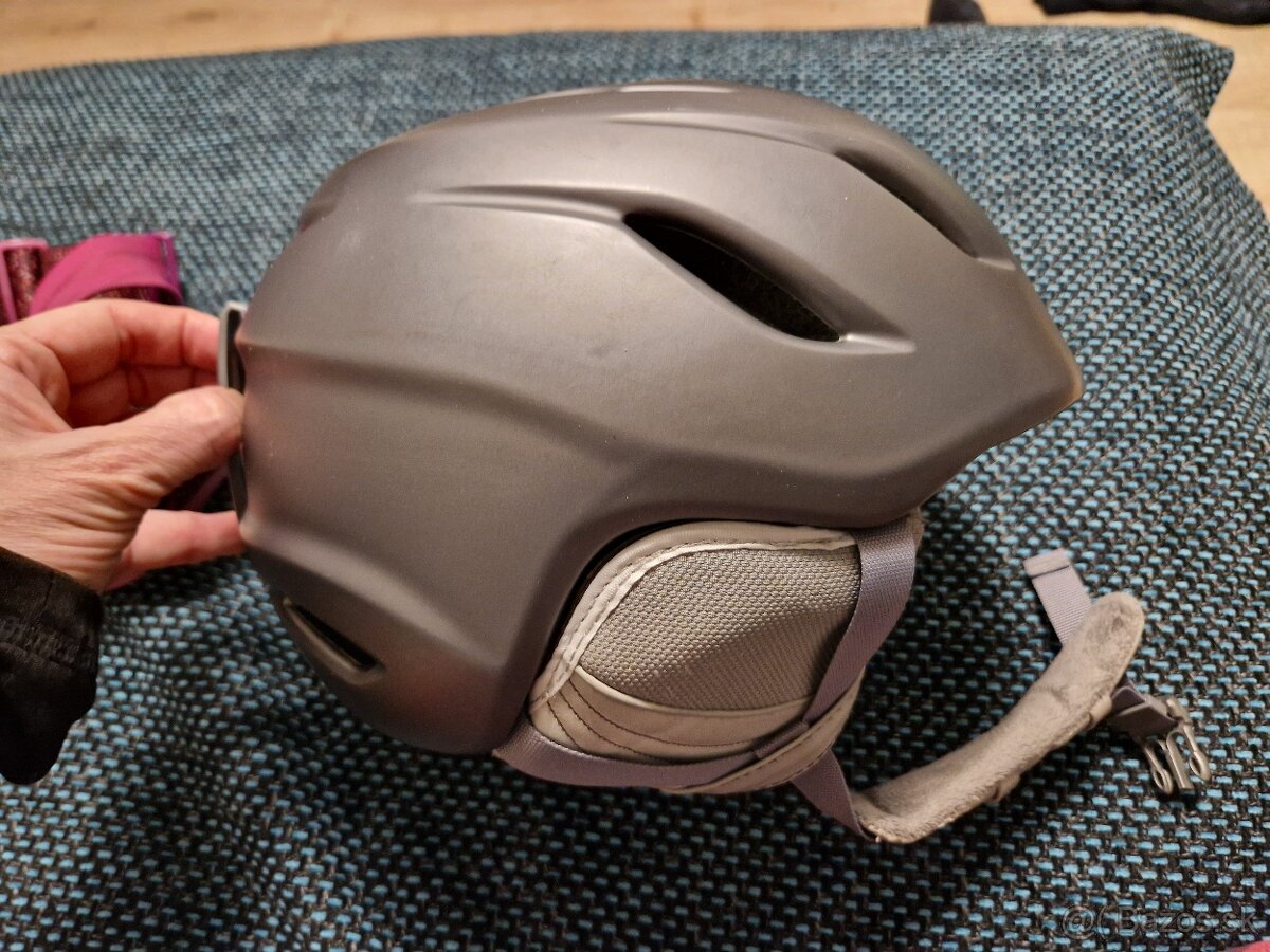 Lyžiarska prilba Giro+okuliare fotochr.Wedze - 3