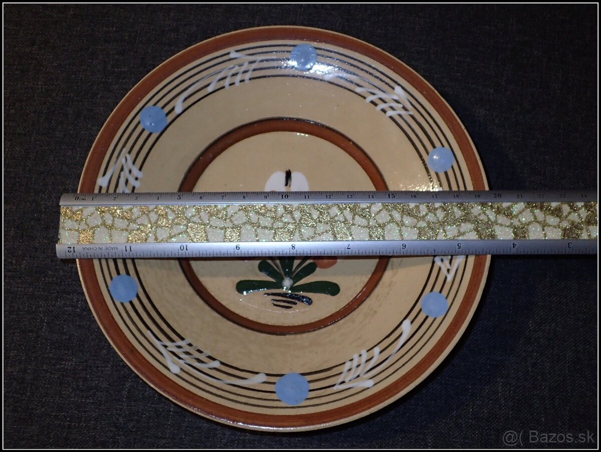 Dekoračný tanier s kvietkami - 3