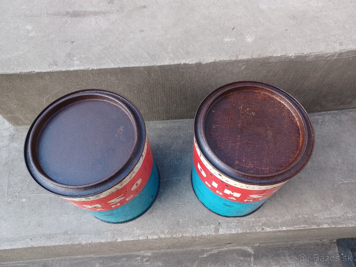 Staré plechové dózy - 3