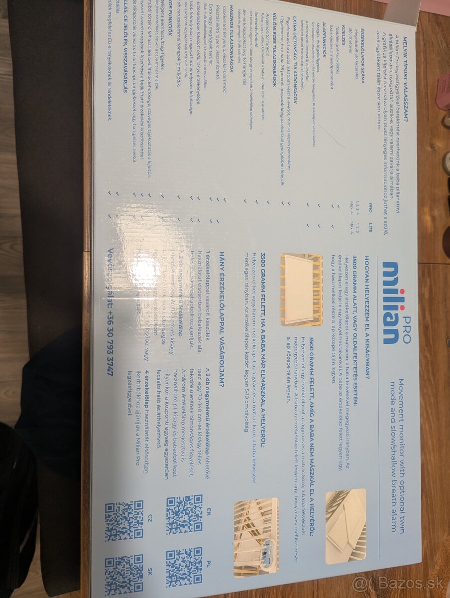 Monitor dychu Milian pro 1 - 3