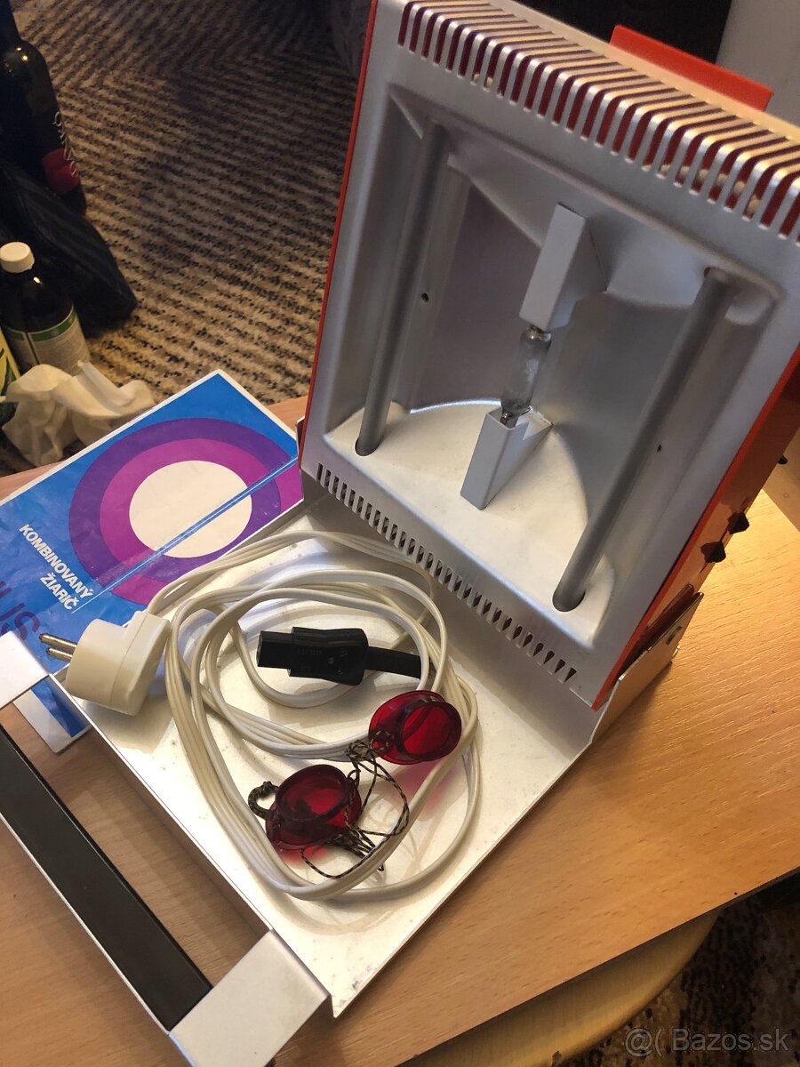 Predám funkčnú komplet infralampu- kombinovaný žiarič SIRIUS - 3