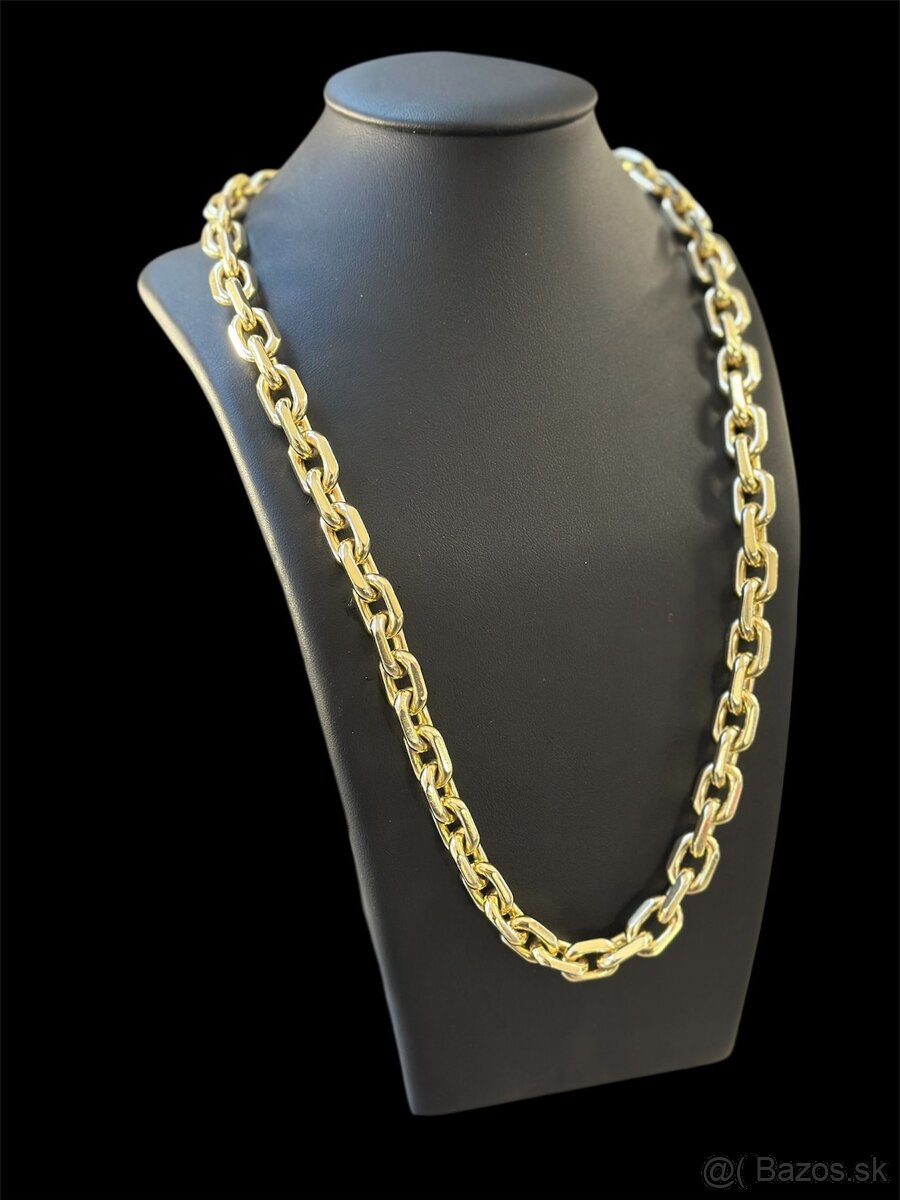 Zlatá reťaz - retiazka Pilka, 14k zlato 585 - 3