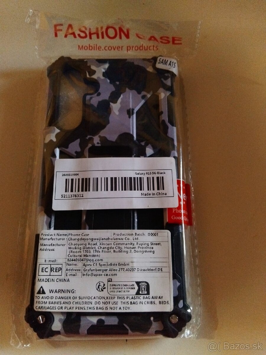 Kryty +ochranné sklo na Samsung Galaxy A15 - 3