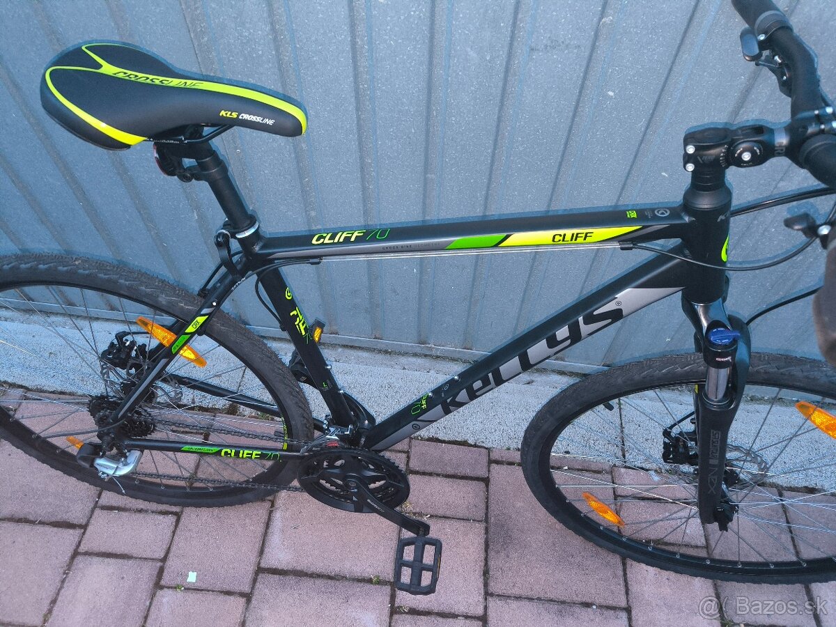 Predám bicykel Kellys 70 Cliff 70 Black Green L - 3