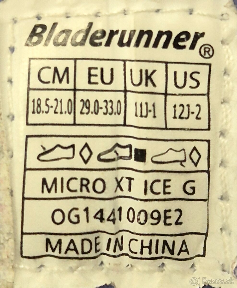 Dievčenské nastaviteľné korčule BLADERUNNER, č.29-33 - 3