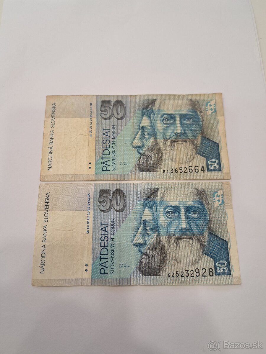 Bankovky Slovensko - 3