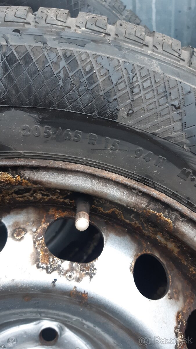 Zimné pneumatiky 205/65R15 4x108 peugeot Citroën - 3