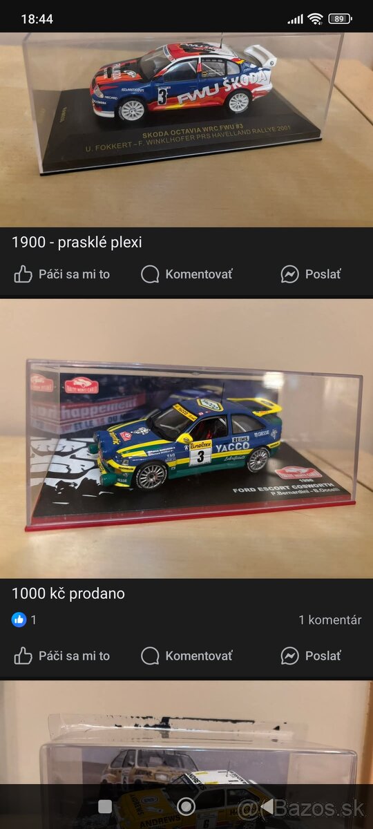 Modely áut 1:43 - 3