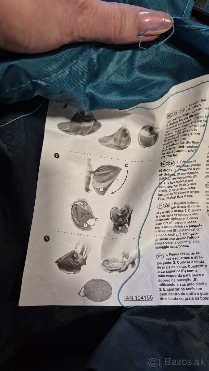 vyskakovací plážový stan (pop-up). - 3