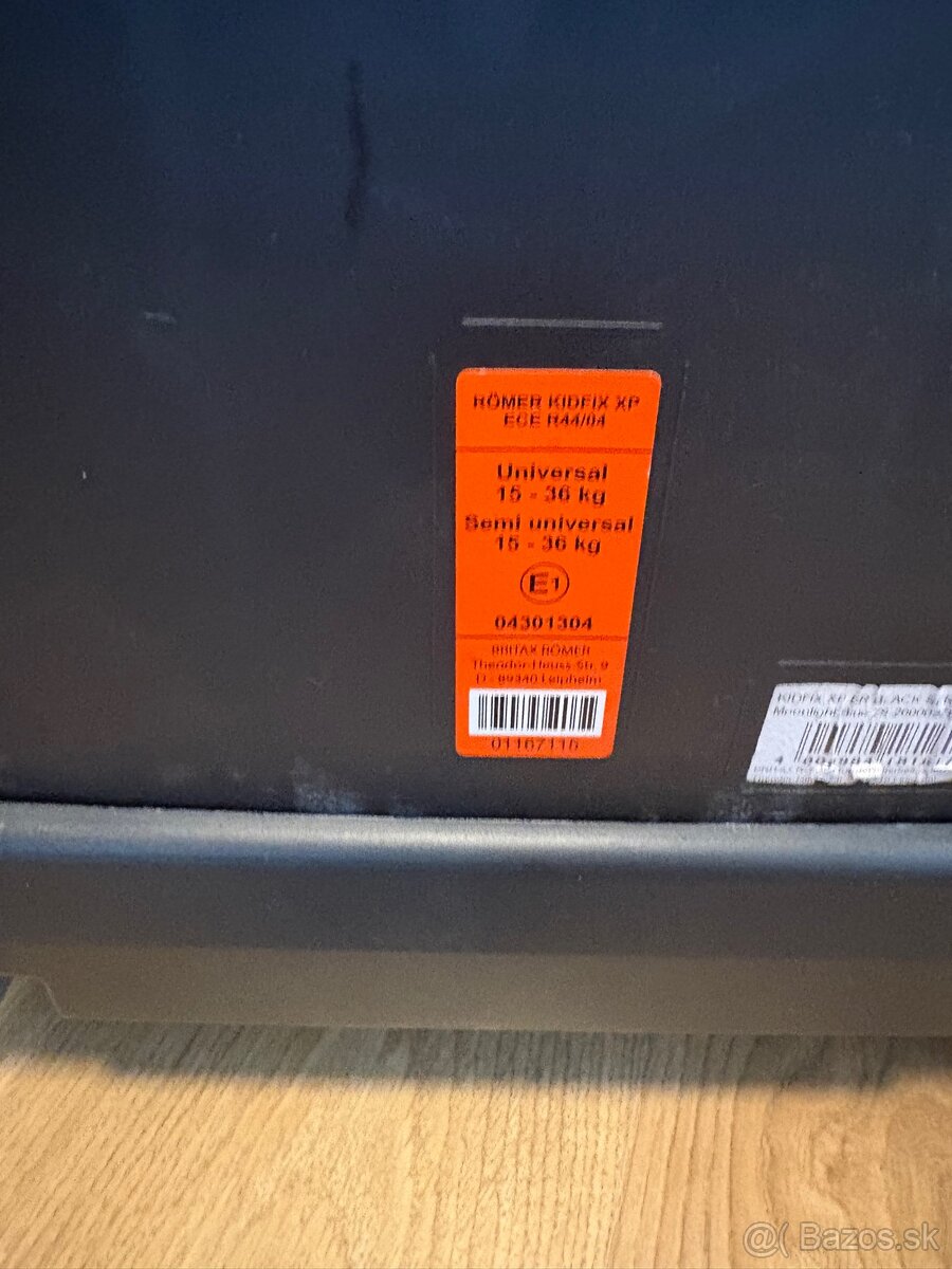 Autosedačka Romer Kidfix xp - 3