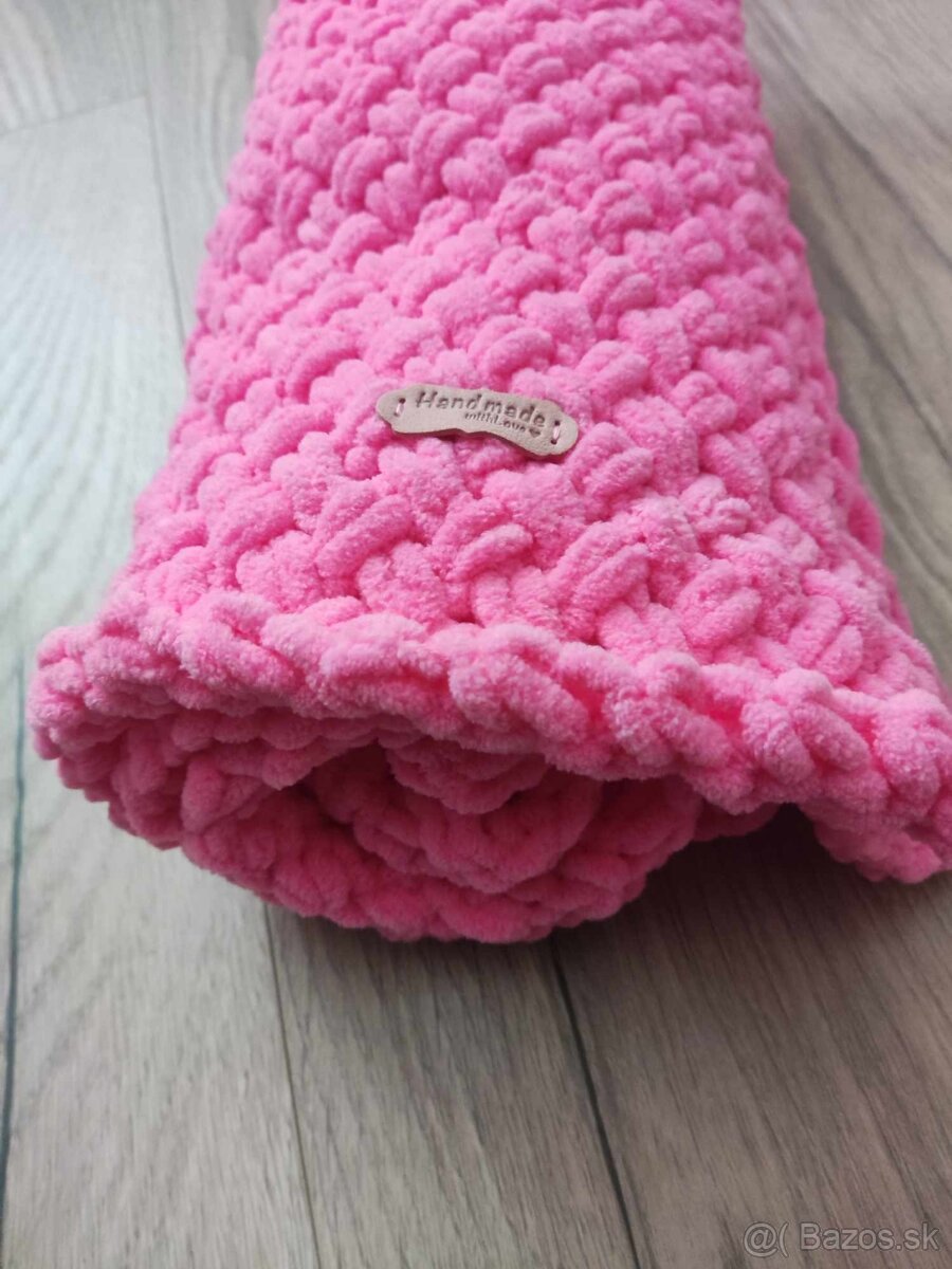 NOVÁ Sýtoružová deka z Alize Puffy Fine - 3