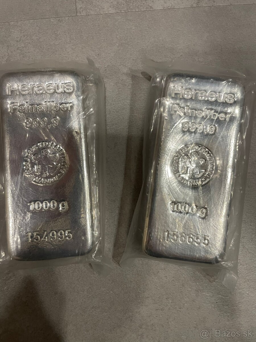 Striebro. Investičné striebro. Heraues - 3