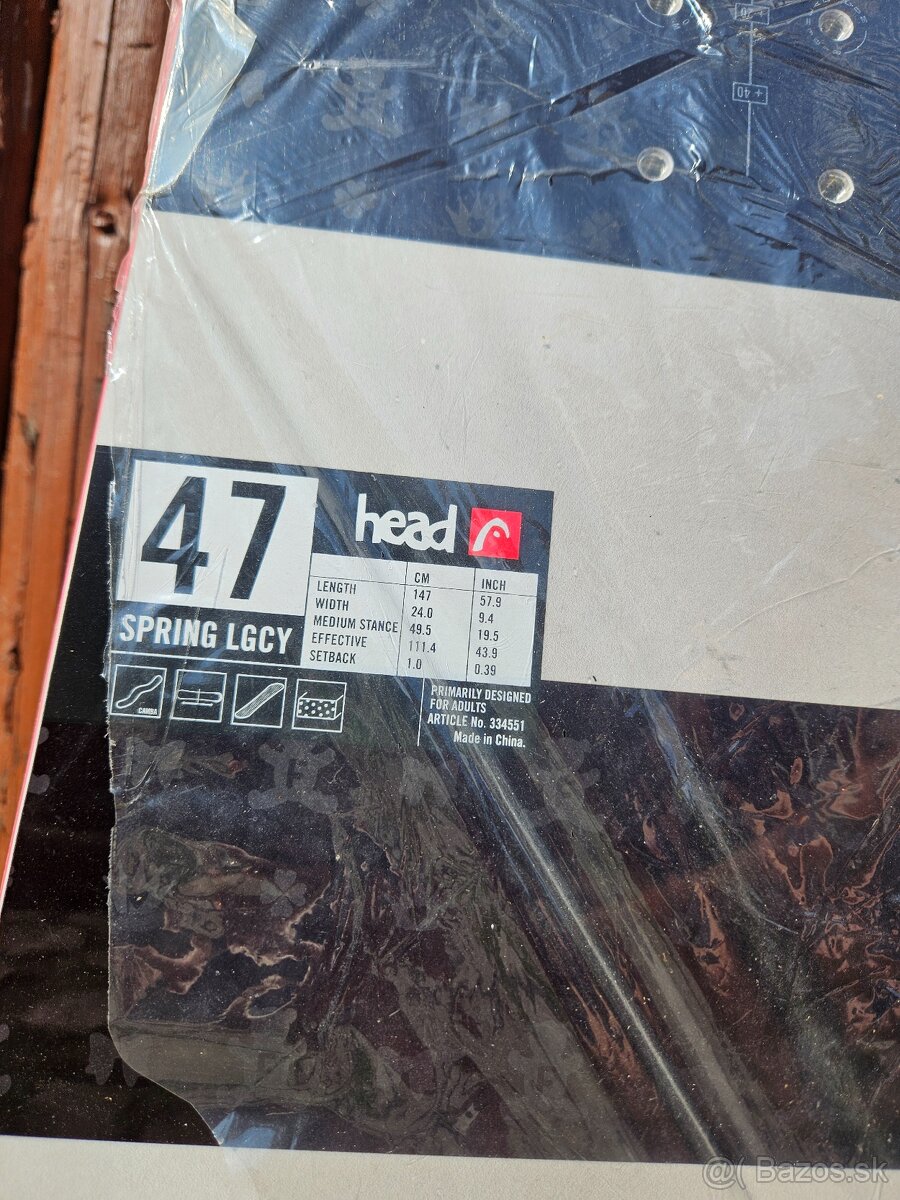 Úplne nový Head snowboard ešte zabalený - 3