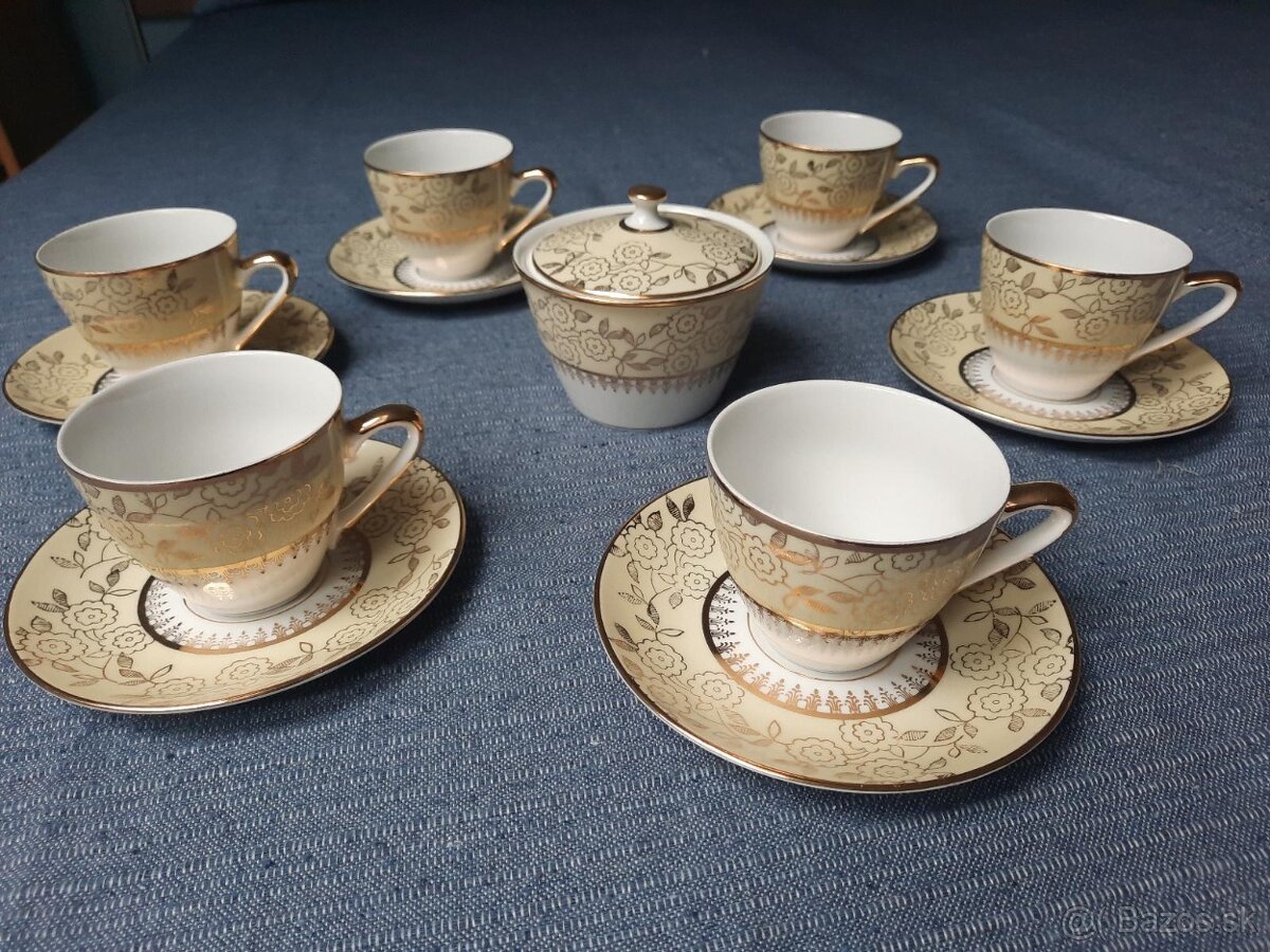 porcelánové sety na kávu - 3