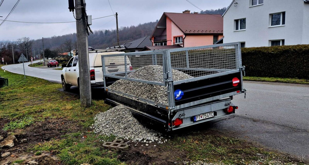 Trojstranný sklápač,autoprepravník,privesný vozík, - 3
