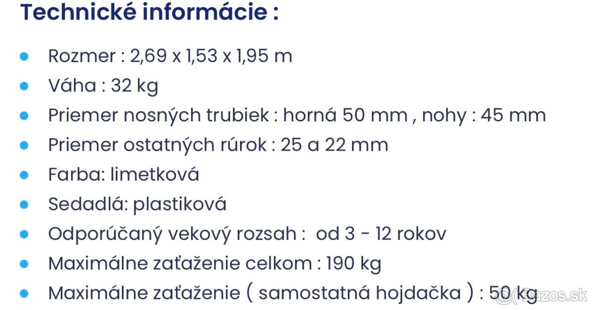 Detská hojdačka Marimex - 3
